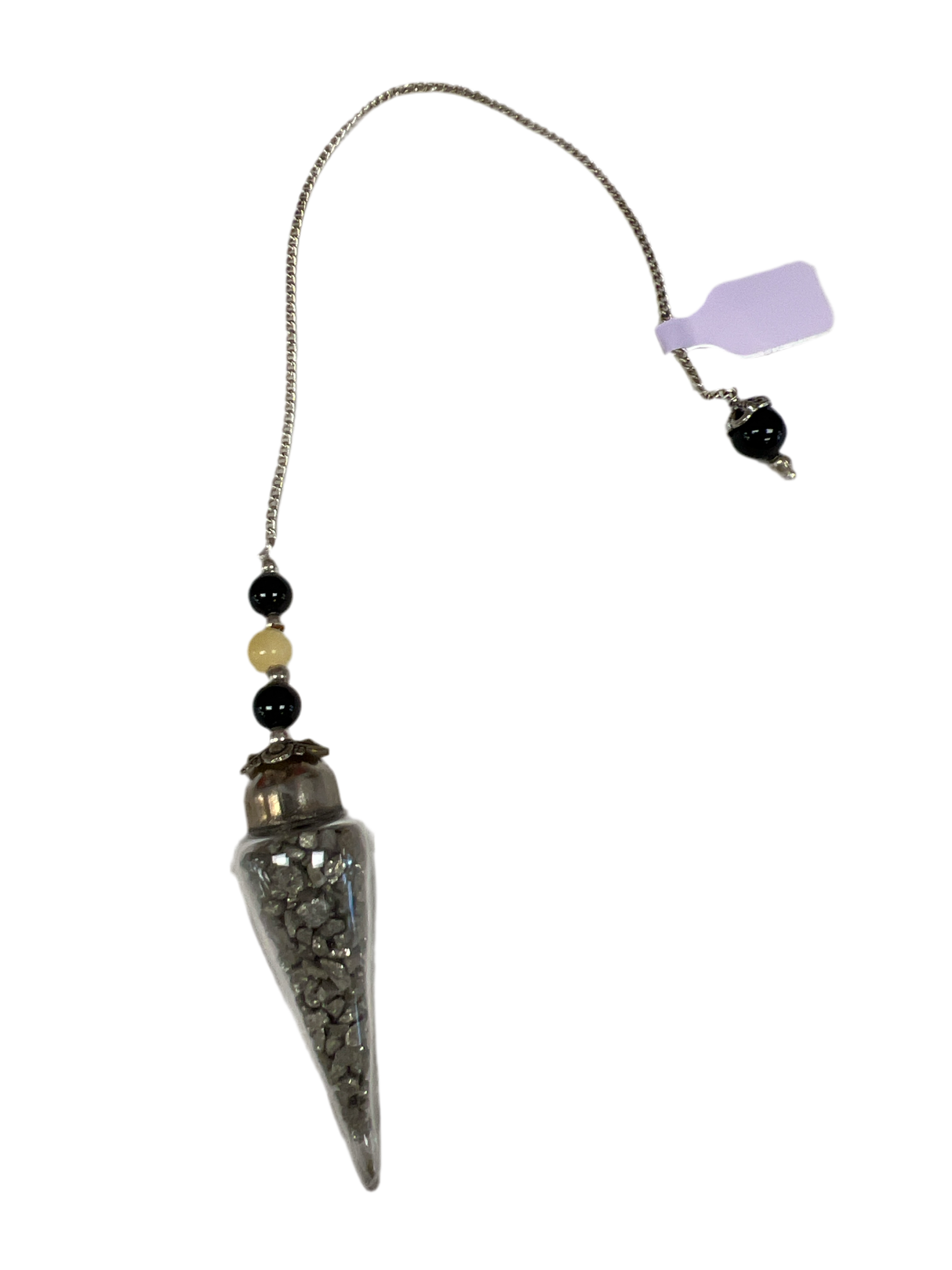 Pyrite Teardrop Chip Pendulum