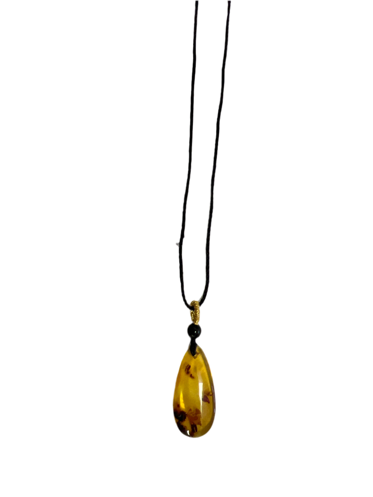 Amber Pendant Necklace