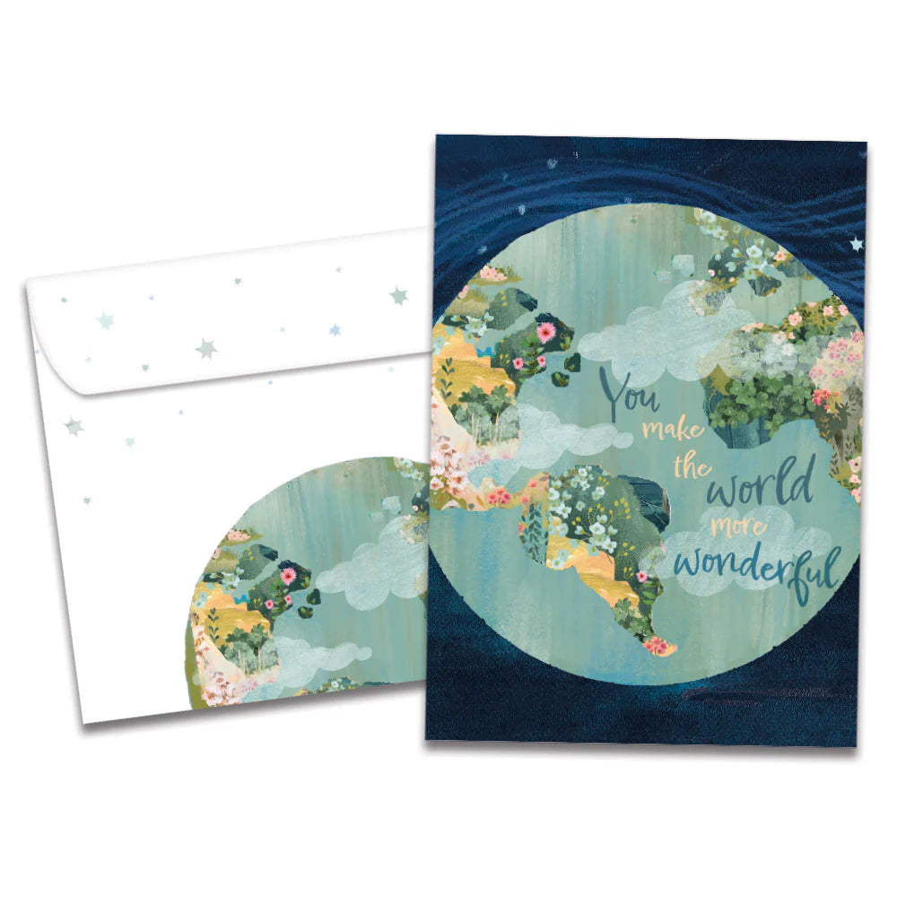 More Wonderful World Birthday Greeting Card