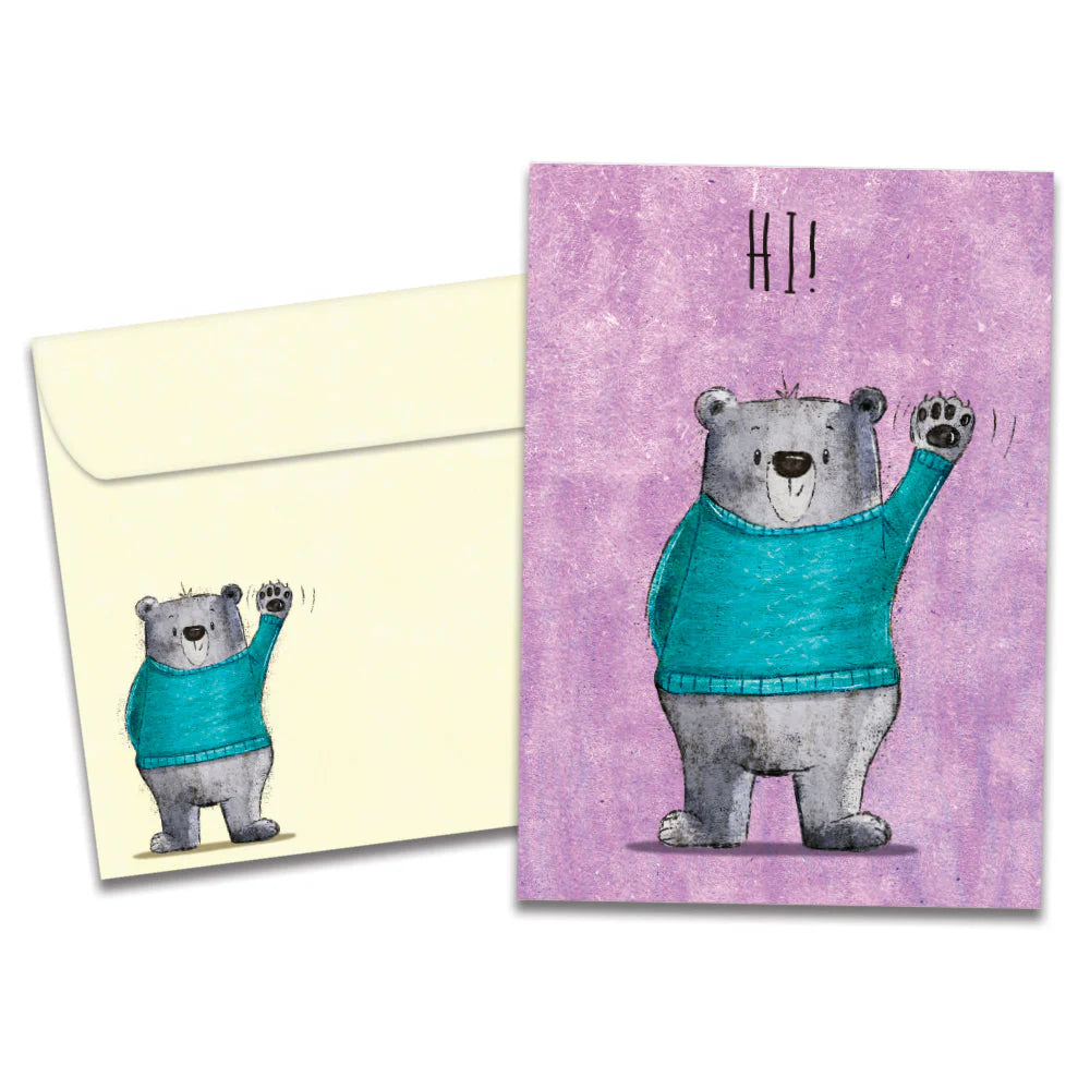 Hi Bear All Occasion Greeting Card