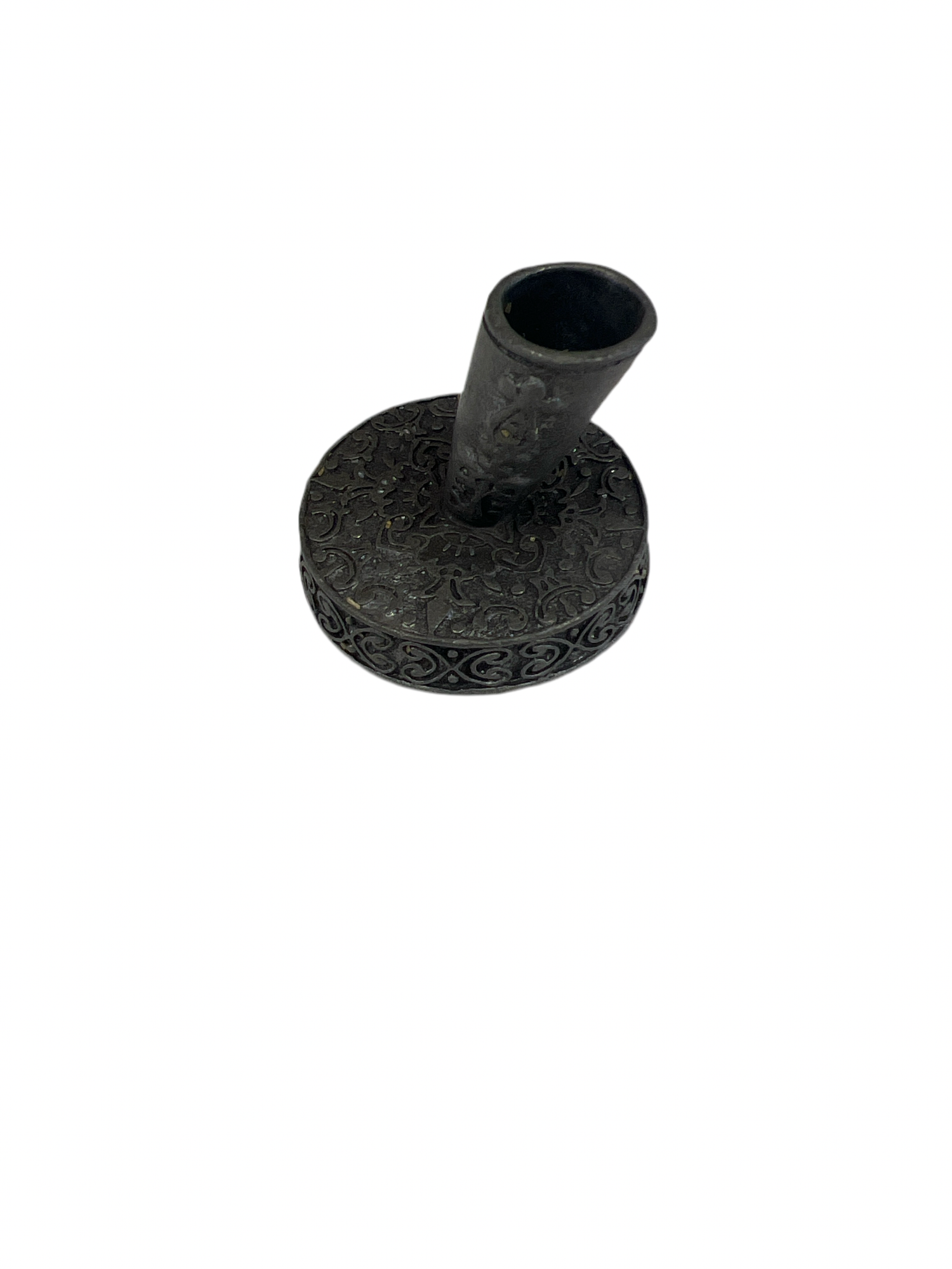 Black Antique Calligraphy Metal European Pen Holder Base