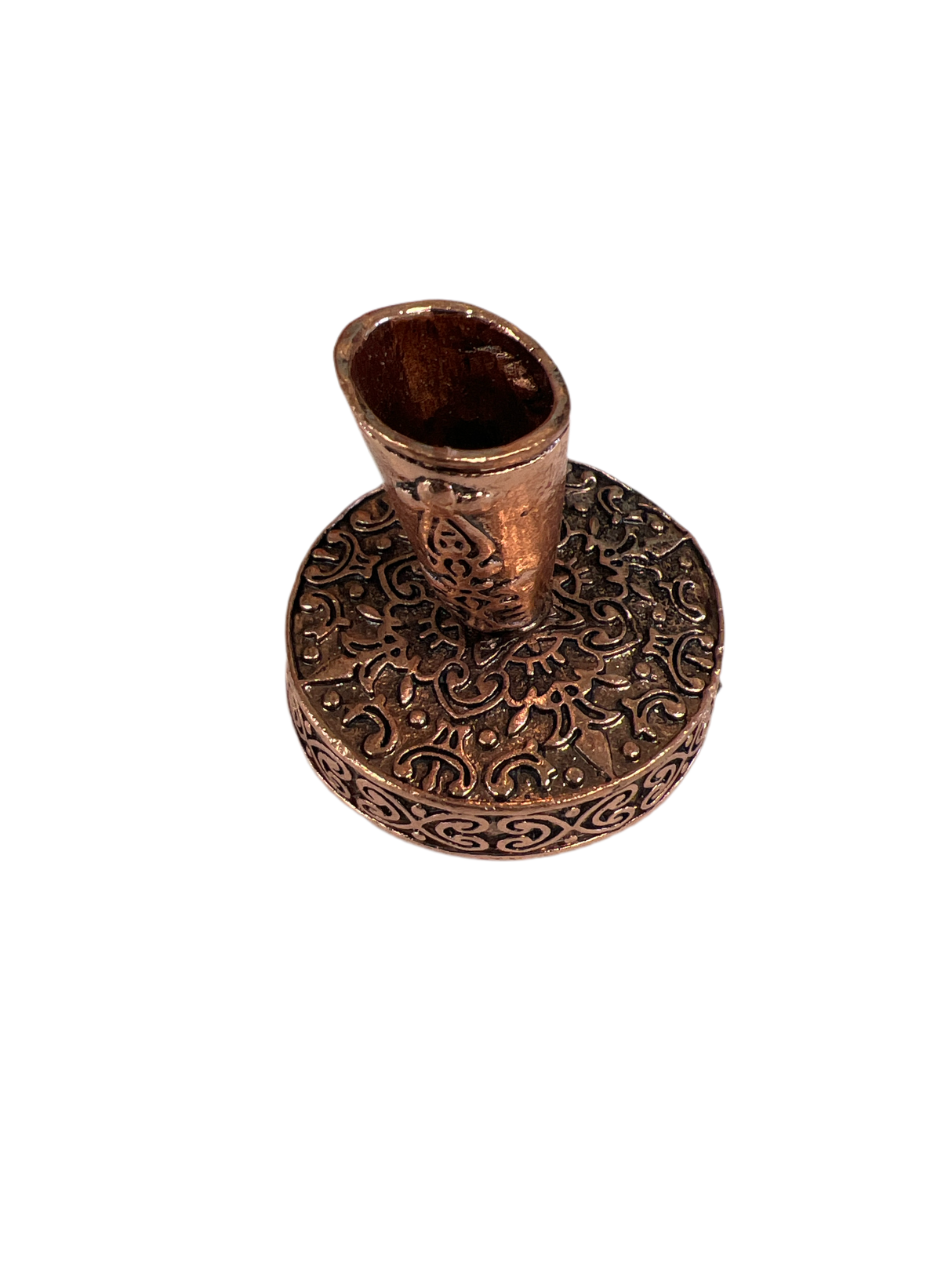 Copper Calligraphy Metal European Pen Holder Base