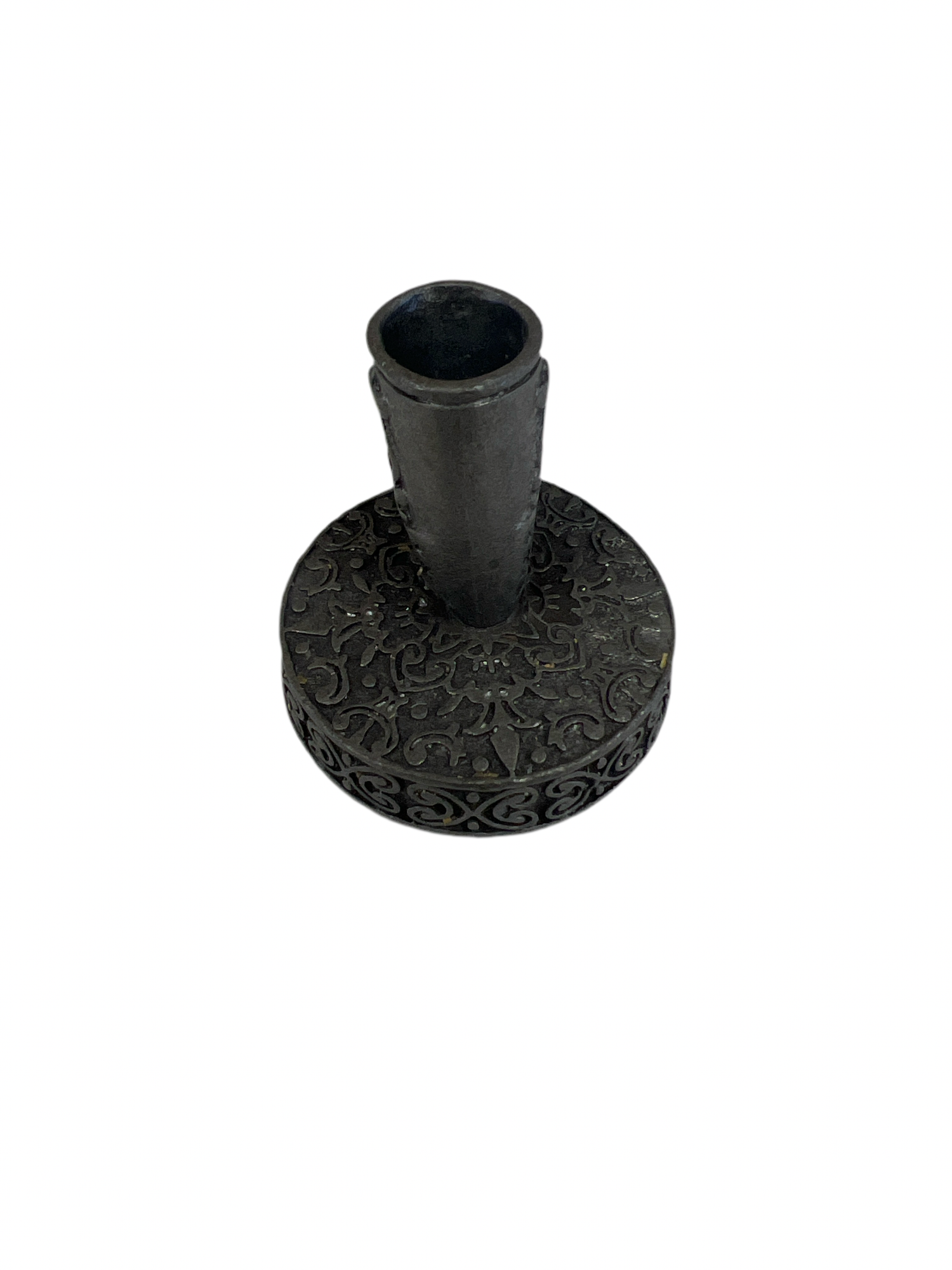 Black Antique Calligraphy Metal European Pen Holder Base