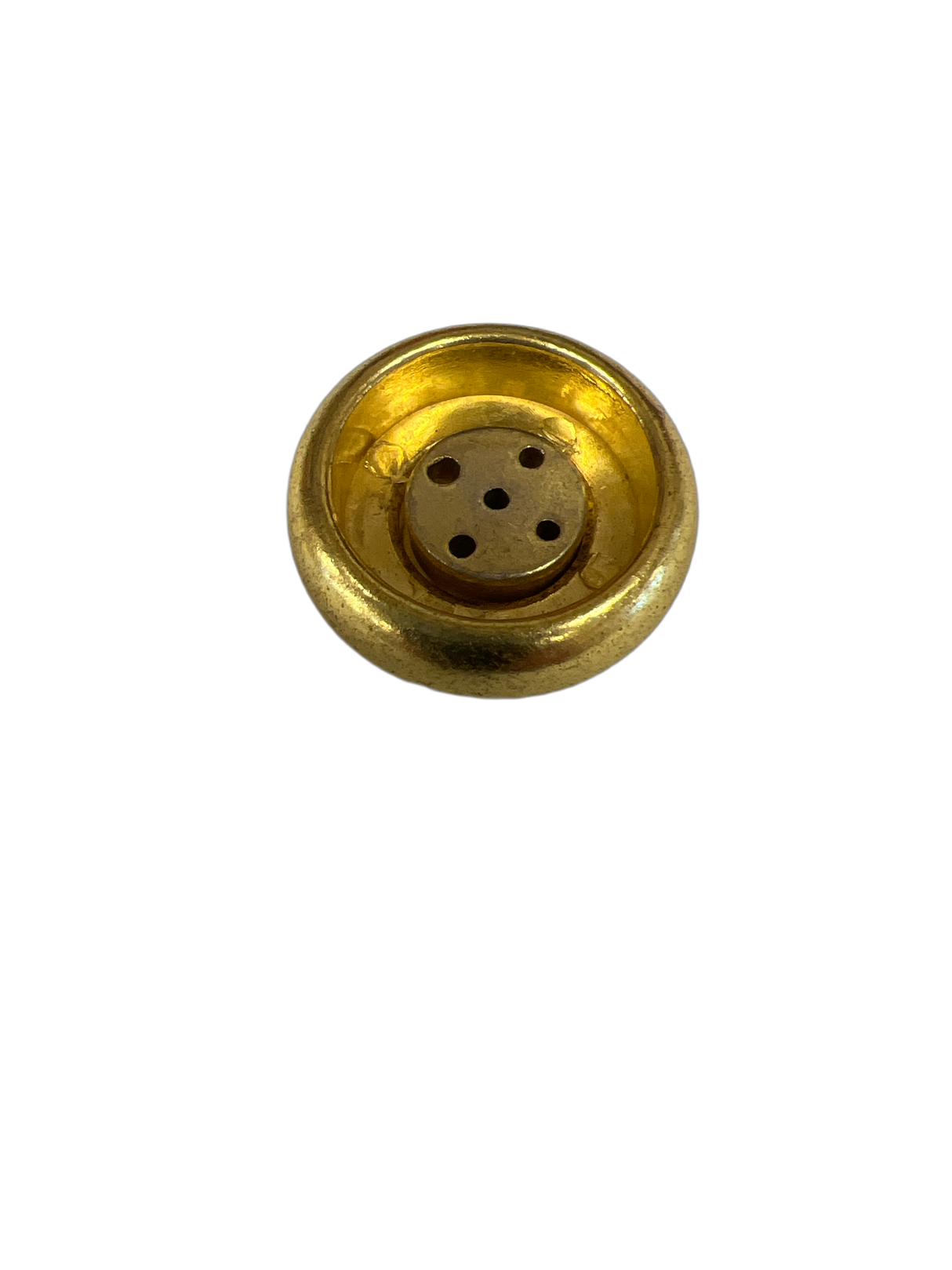 Small dish shape brass that hold cones or very small sticks