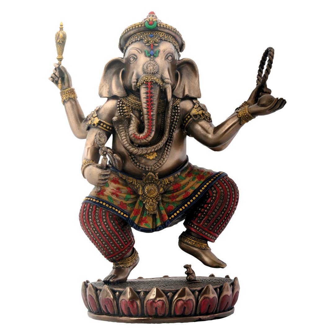 Decorative statue of a神灵 on a white background