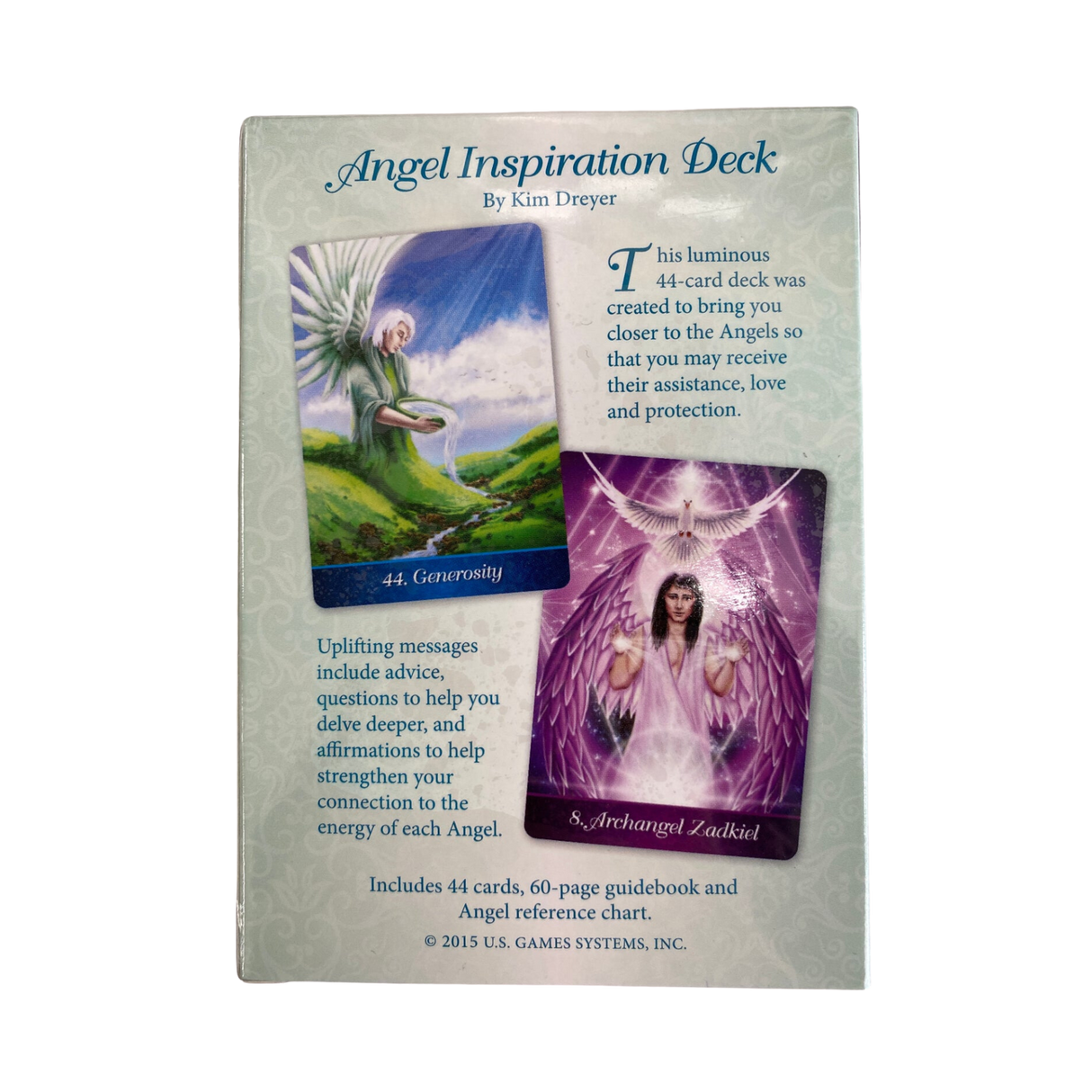 Angel Inspiration Oracle - Angel Inspiration Oracle deck back cover