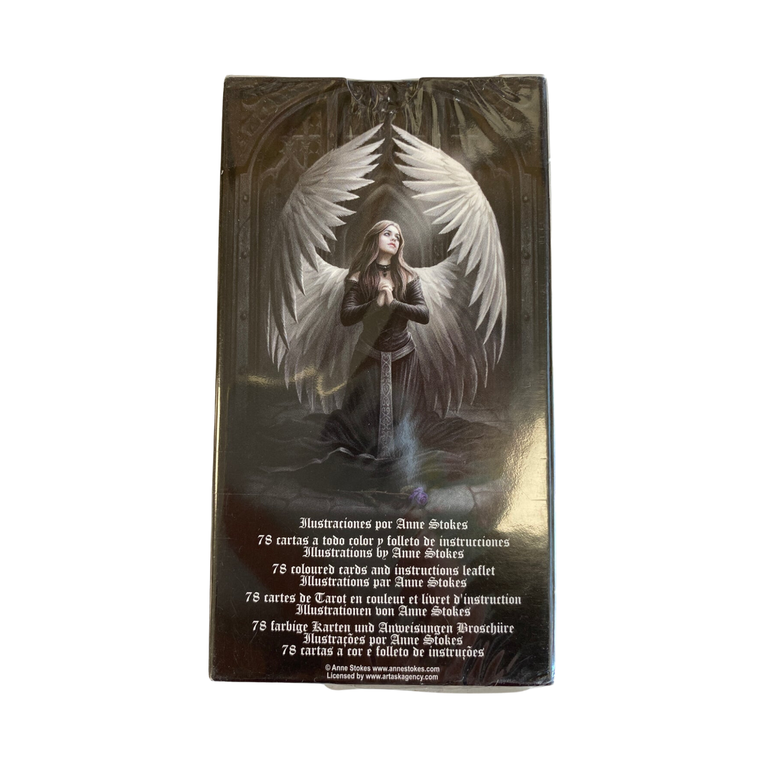 Anne Stokes Gothic Tarot - Anne Stokes Gothic Tarot deck back cover