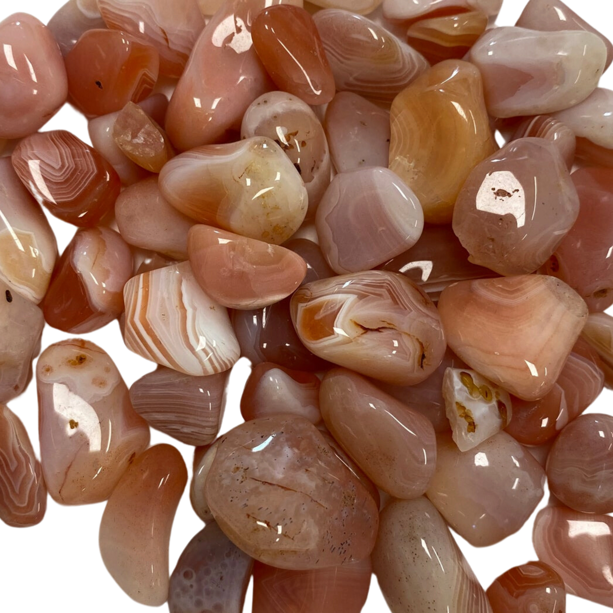 Apricot Agate Tumbled - #original_alt_text#