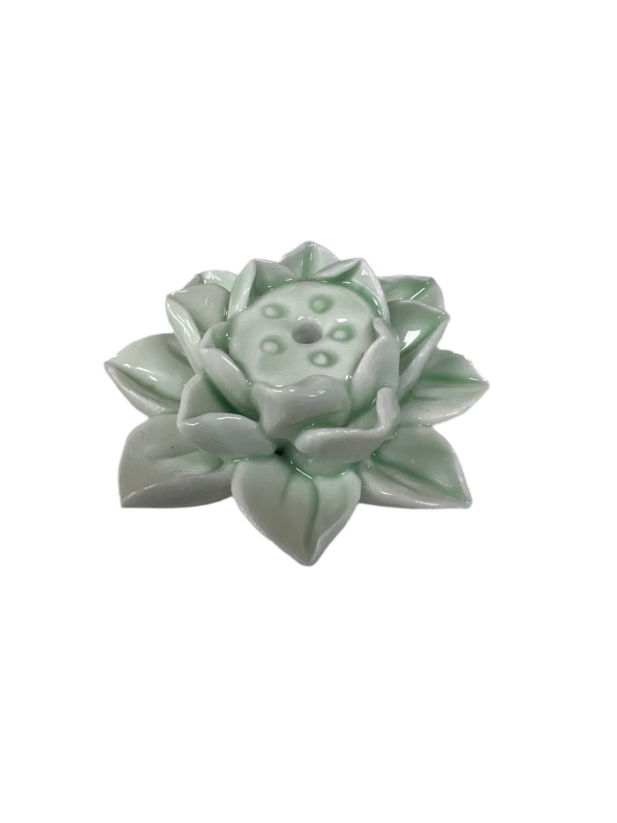 Green Lotus Incense Burner sm