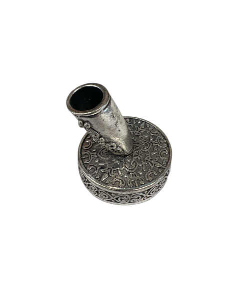 Silver Calligraphy Metal European Pen Holder Base