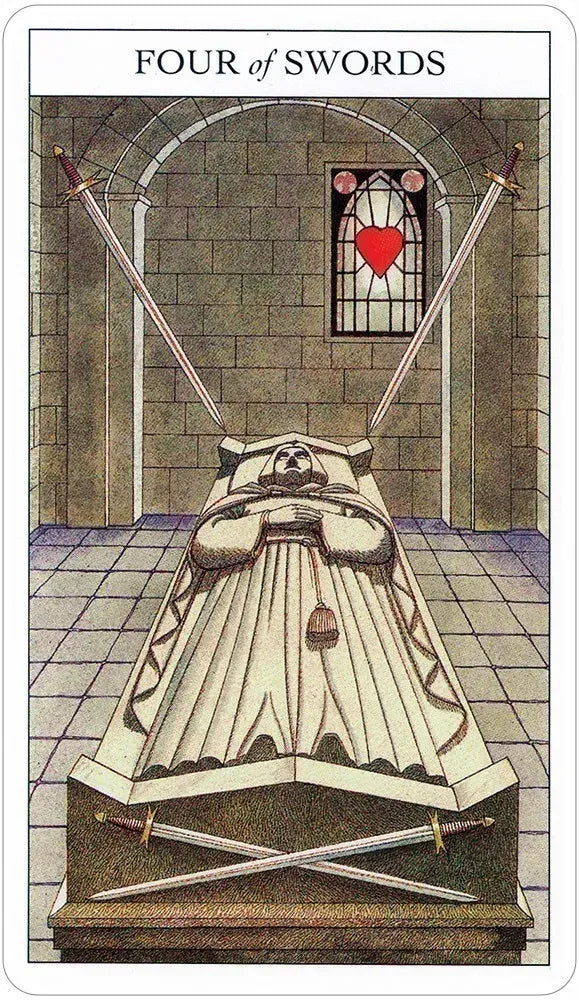 Beginners Guide to Tarot - 4 of Swords