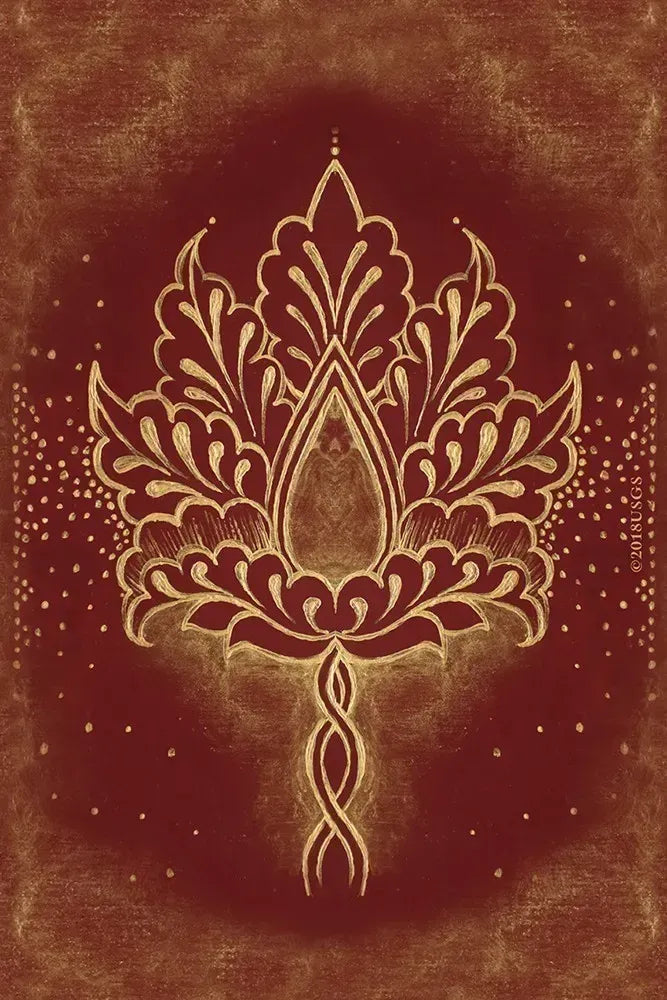 Buddha Wisdom Shakti Power Oracle - Back of Card