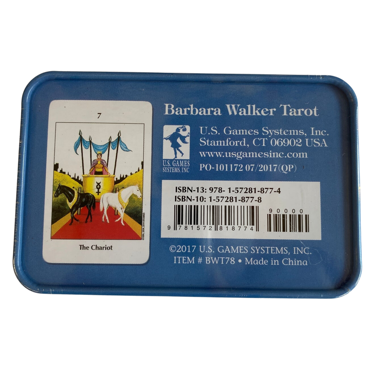 Barbara Walker Tarot - Back Cover