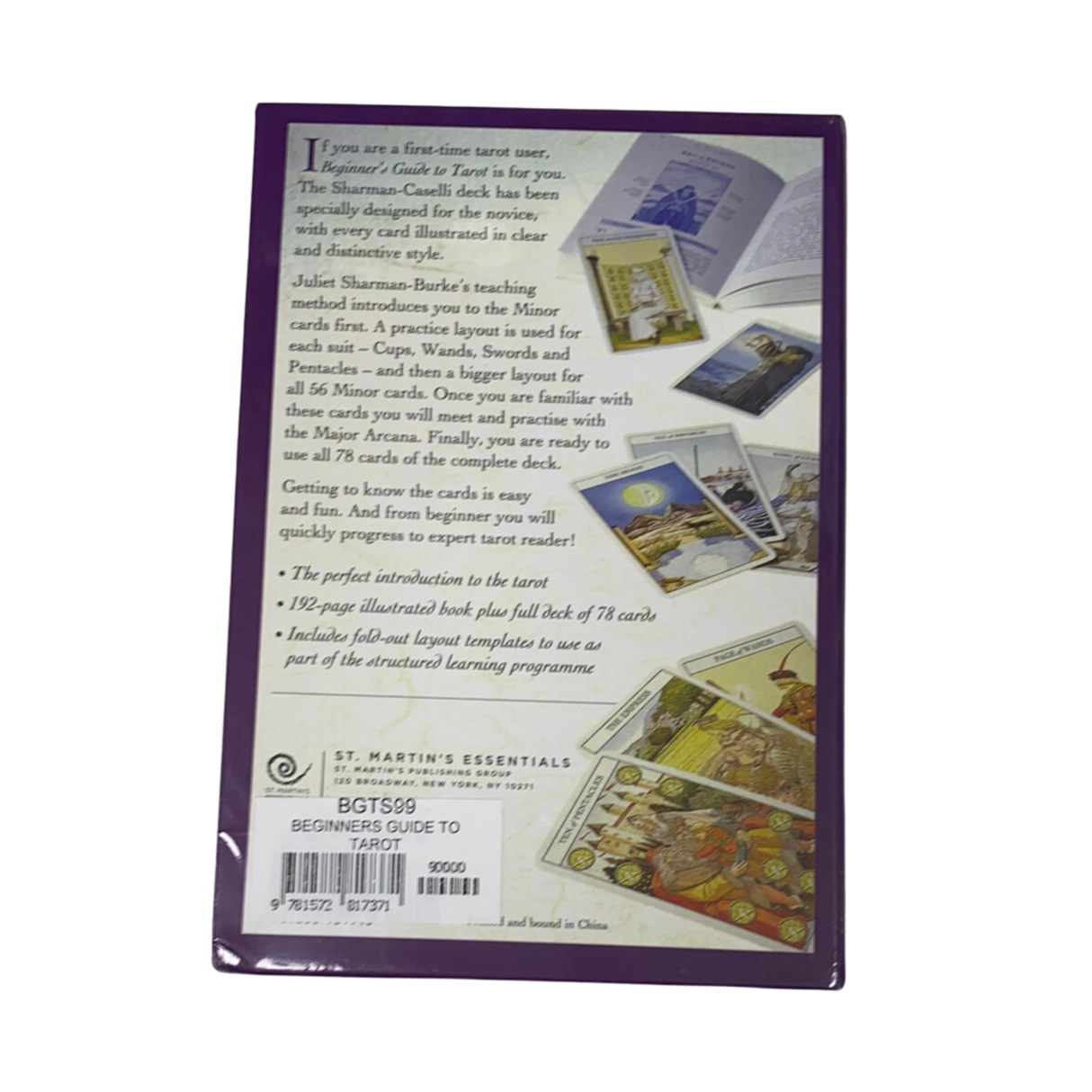 Beginners Guide to Tarot - Back of package