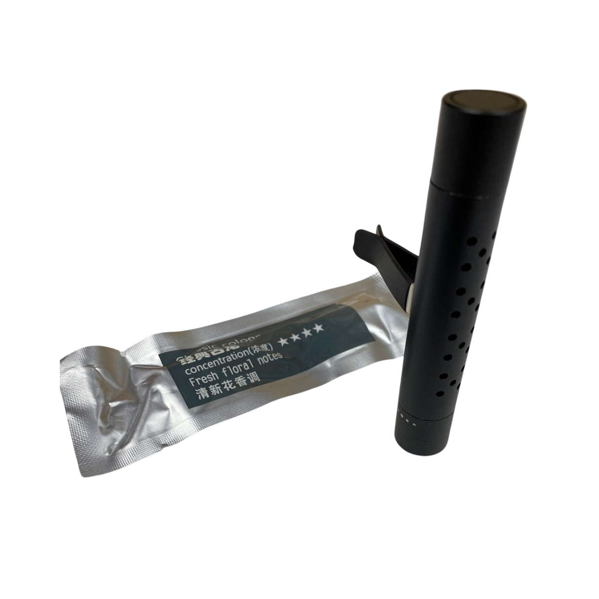 Black Cylinder Car Vent Essential Oil Diffuser - #original_alt_text#