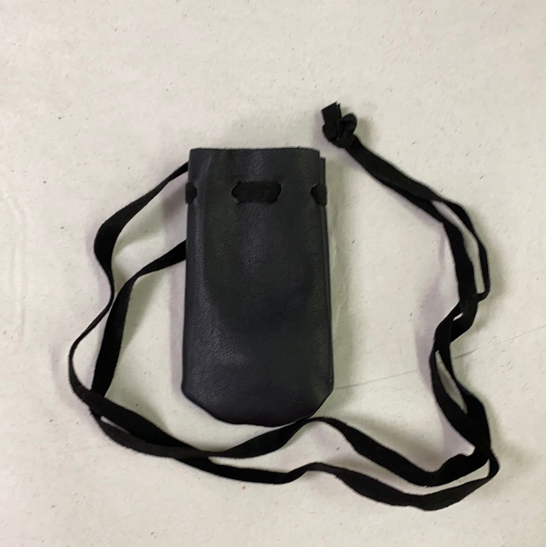 Black Leather Pouch sm -