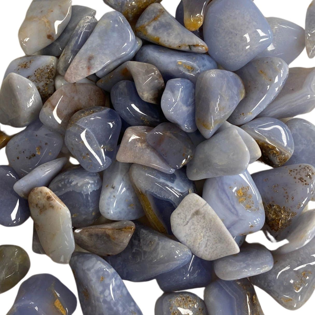 Blue Chalcedony Tumbled