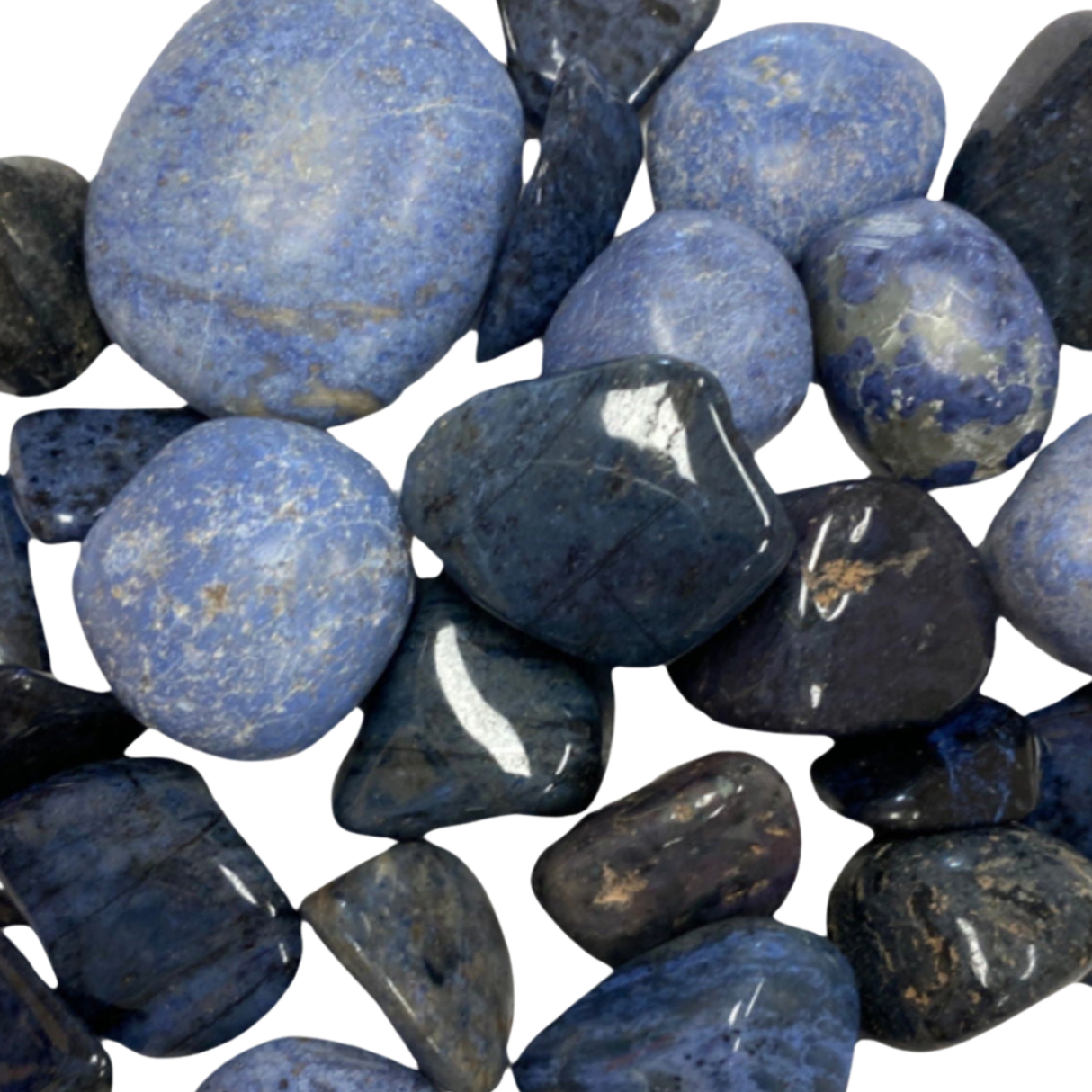 Blue Dumortierite Tumbled