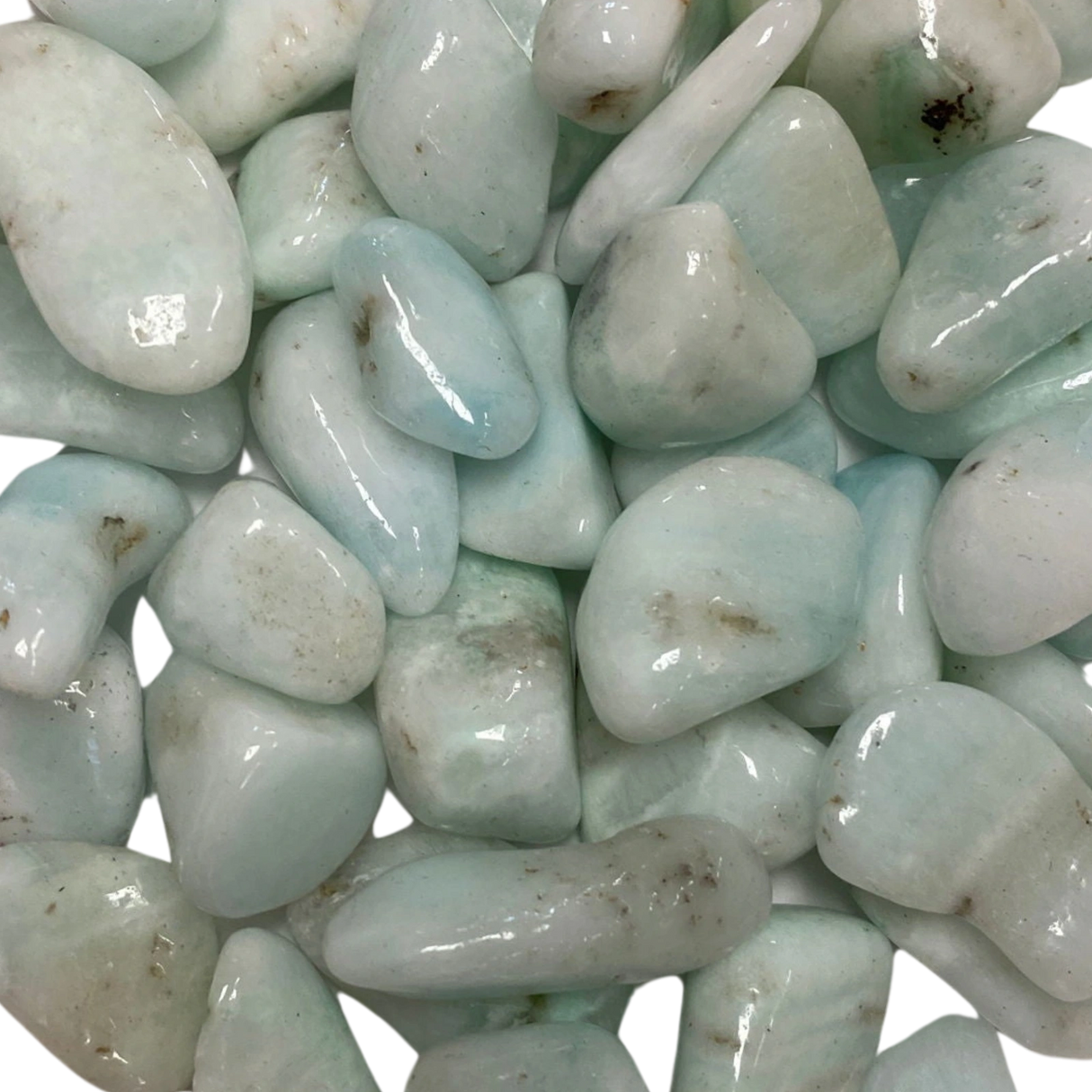 Blue Aragonite Tumbled - #original_alt_text#