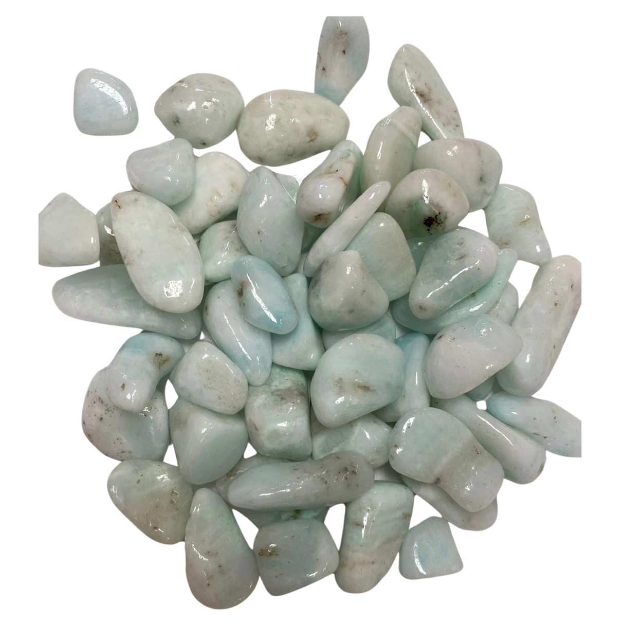 Blue Aragonite Tumbled - #original_alt_text#
