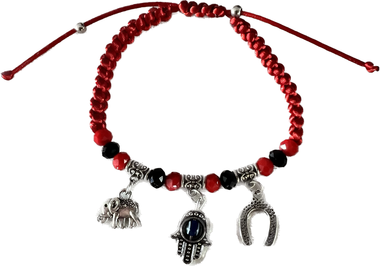 Blue Evil Eye Red Bracelet -
