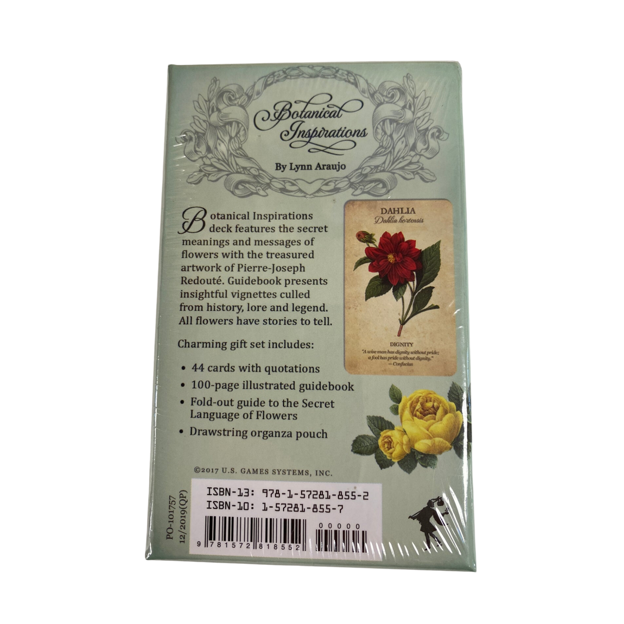 Botanical Inspirations Oracle - Botanical Inspirations Oracle deck back cover