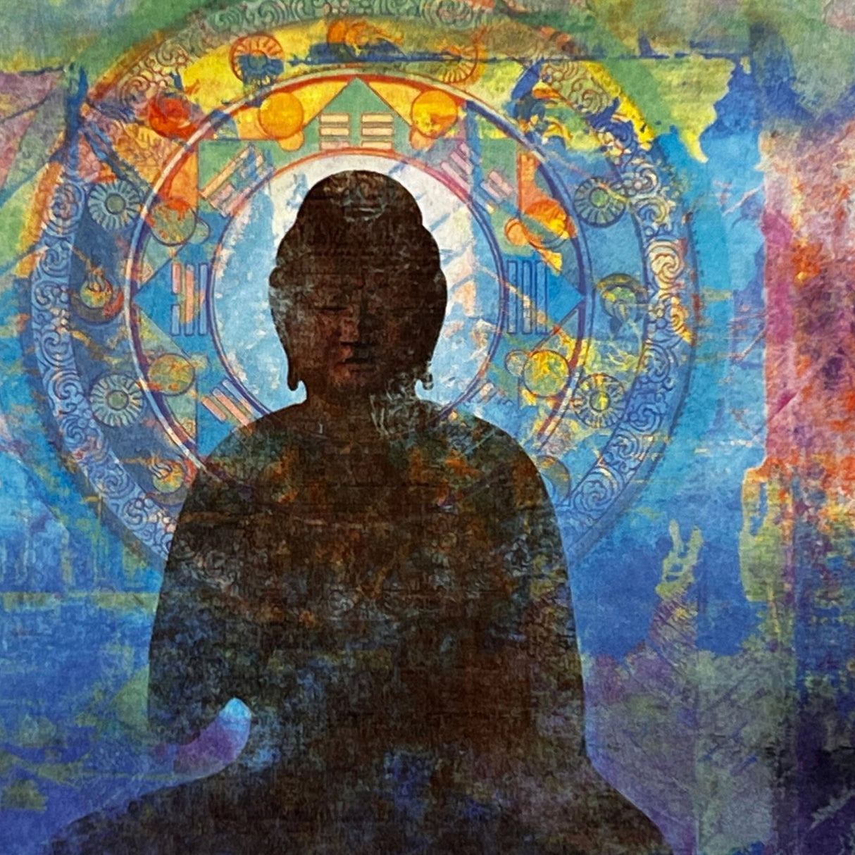 Colorful Buddha Magnet