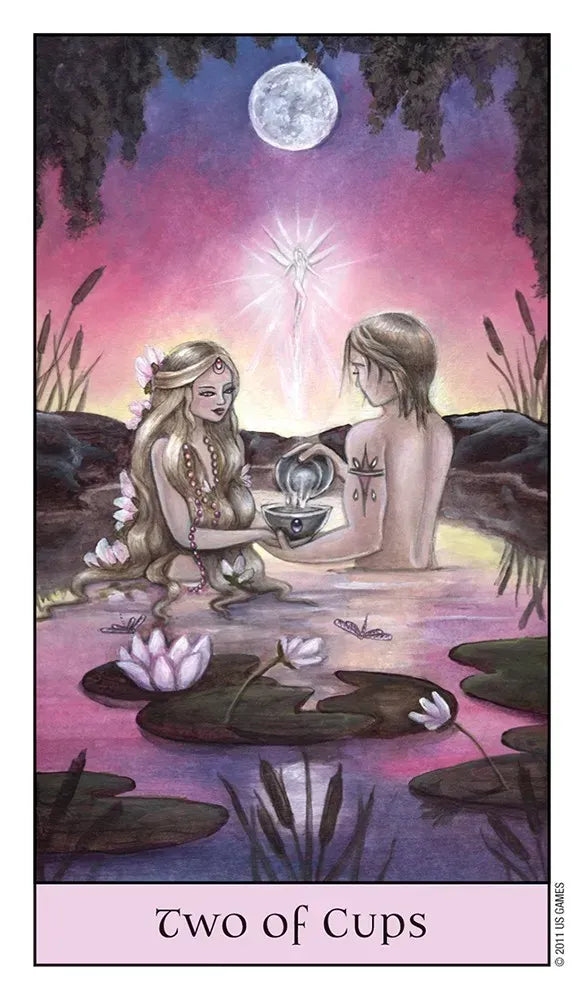 Crystal Visions Tarot - 2 of Cups