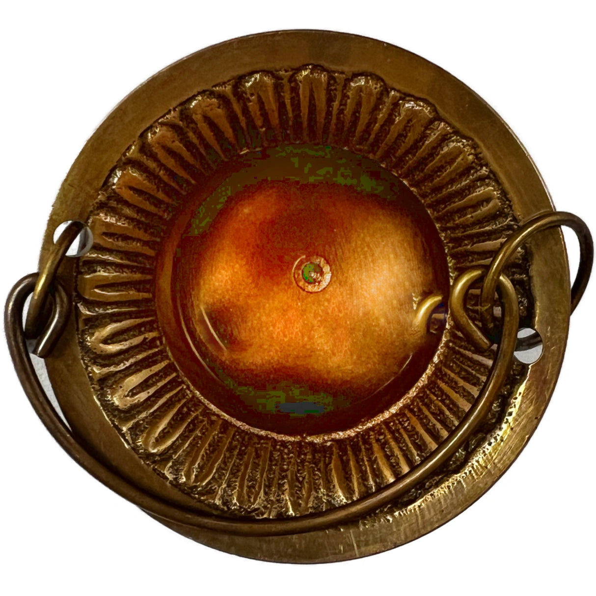 Celtic Knot Brass Cauldron