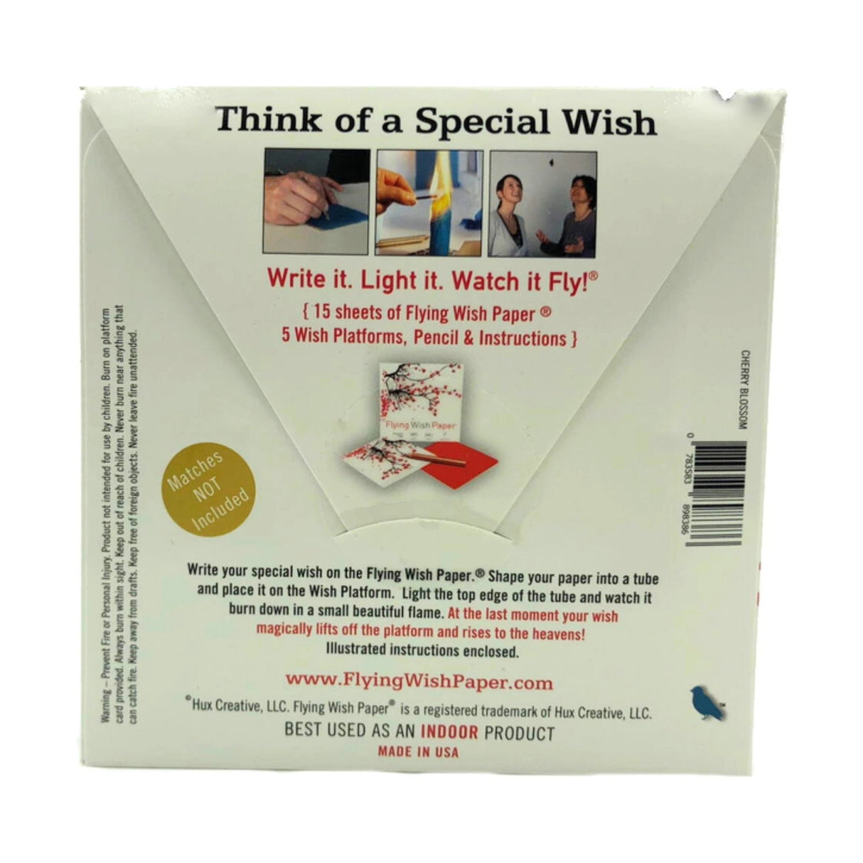 Cherry Blossoms Flying Wish Paper