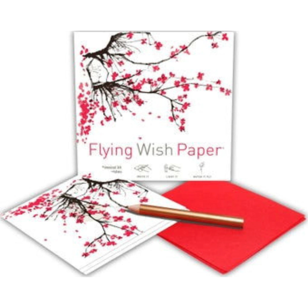 Cherry Blossoms Flying Wish Paper