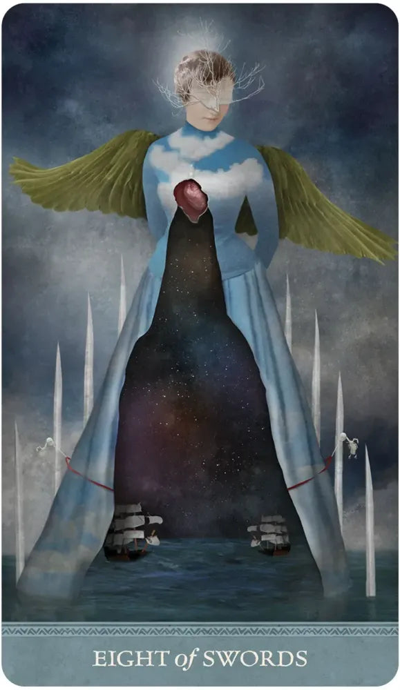 The Dreamkeepers Tarot - 8 of Swords