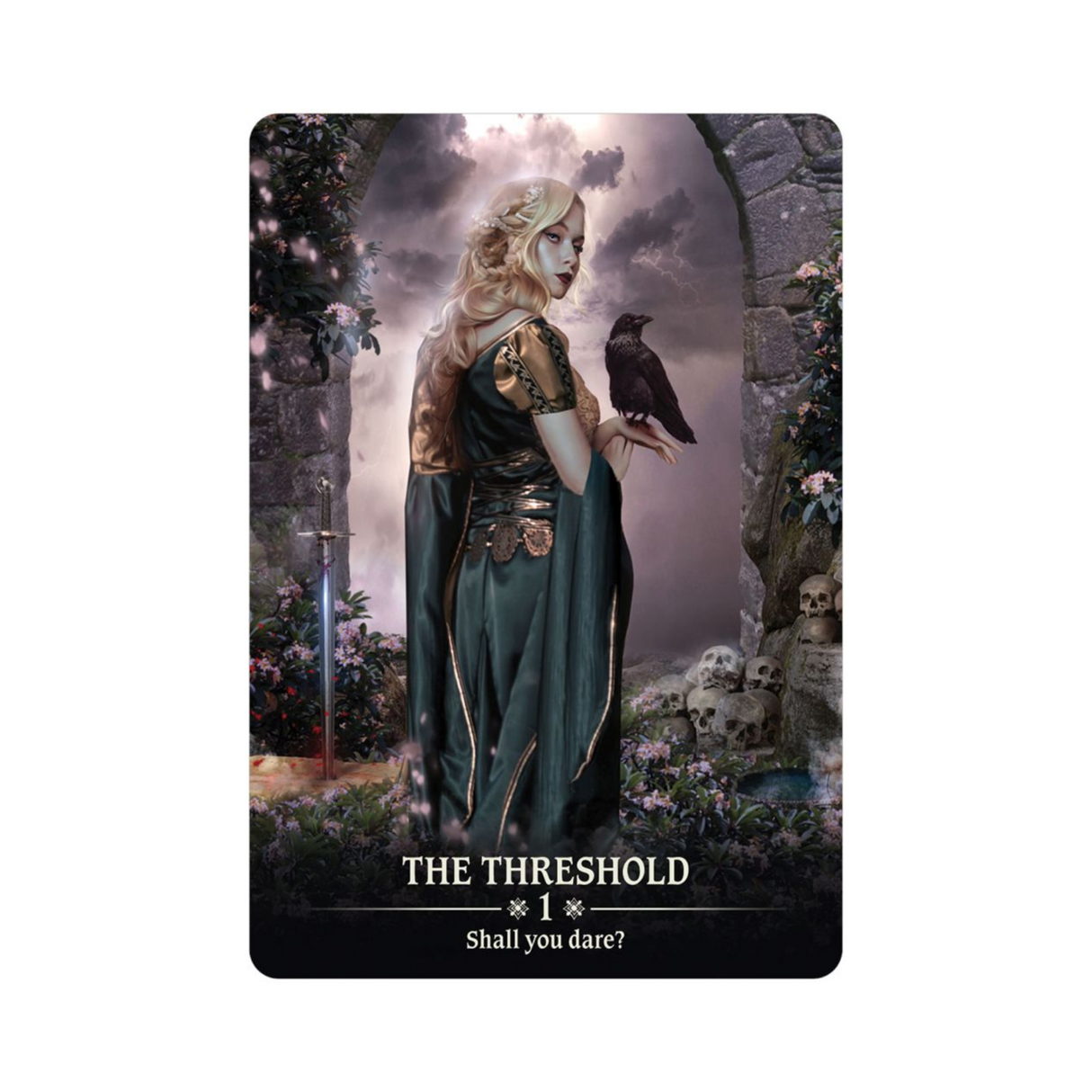 Dark Light Oracle Deck - Dark Light Oracle card - 1 - The Threshold