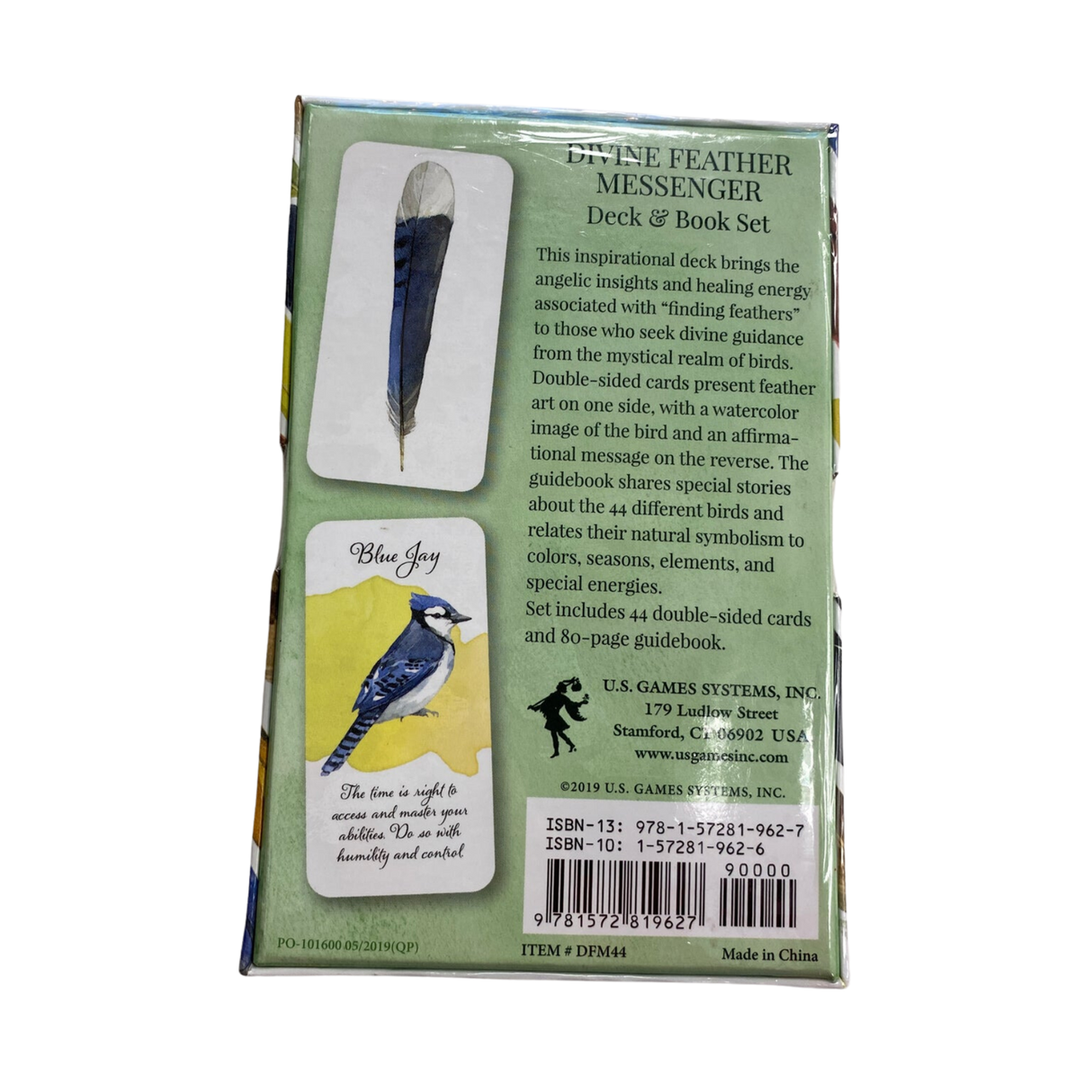 Divine Feather Divine Feather Messenger Oracle - Back Cover