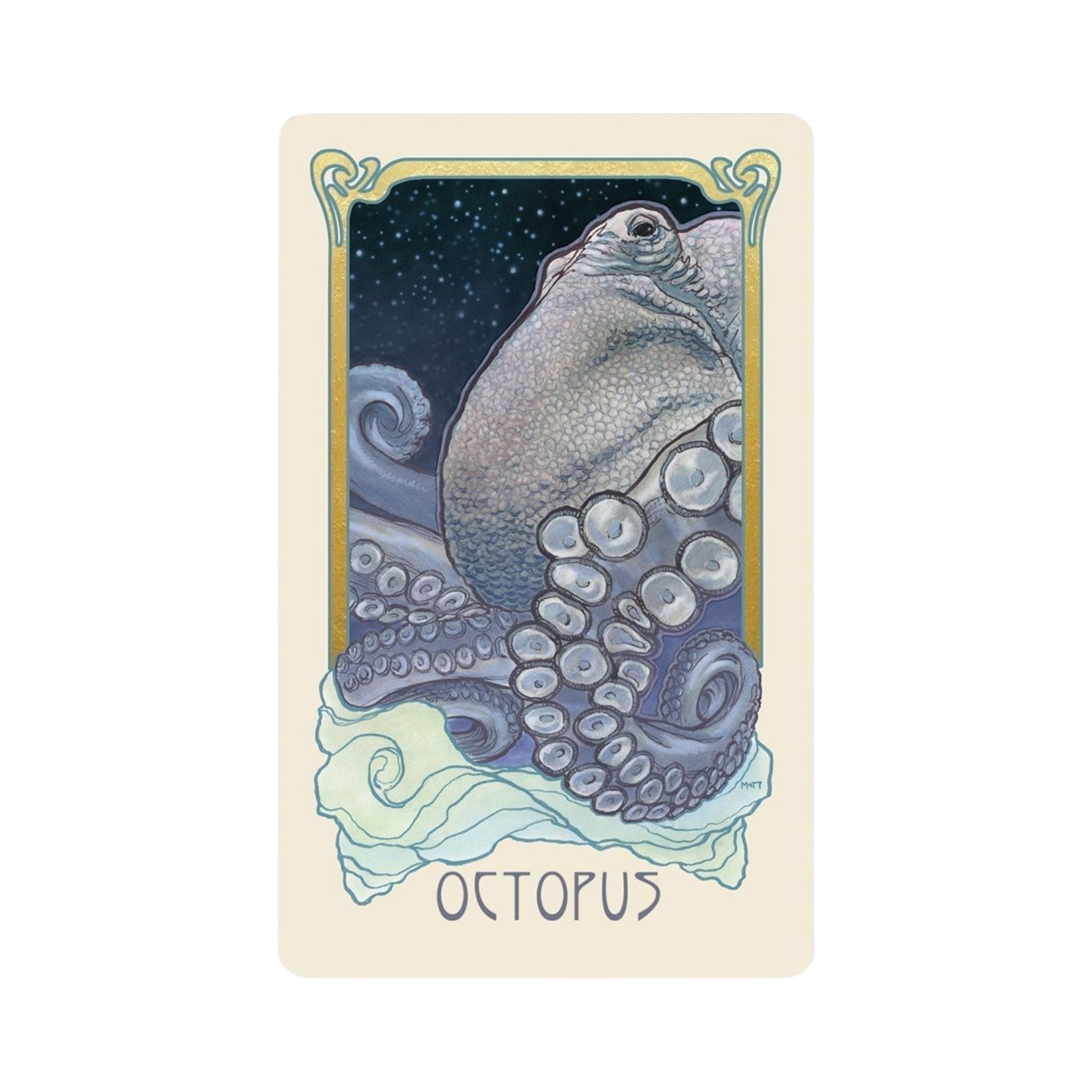 Dreamscape Oracle - Dreamscape Oracle Card Octopus