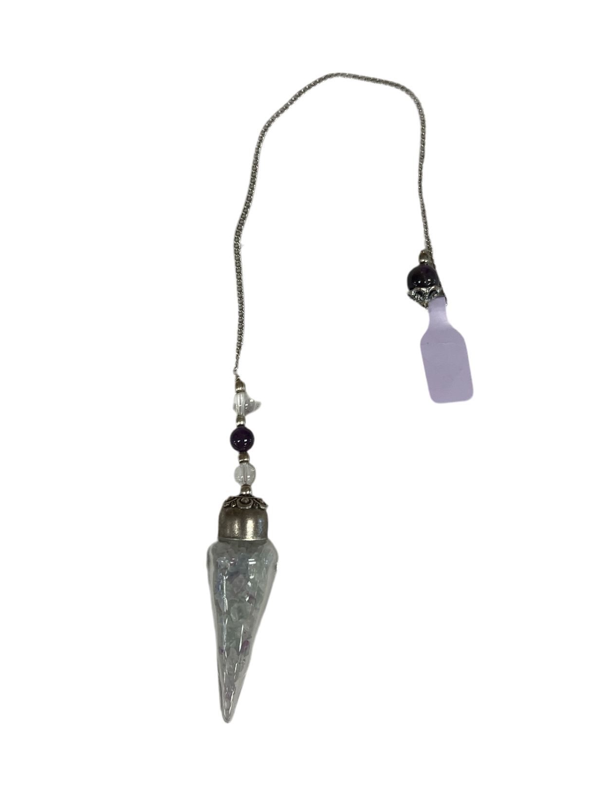Fluorite Teardrop Chip Pendulum