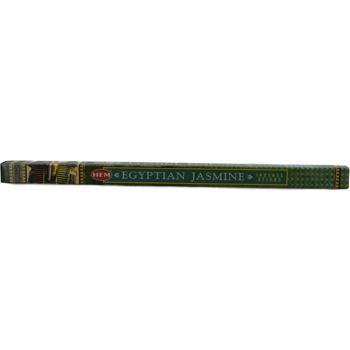 Hem Egyptian Jasmine Incense Sticks in a green box.