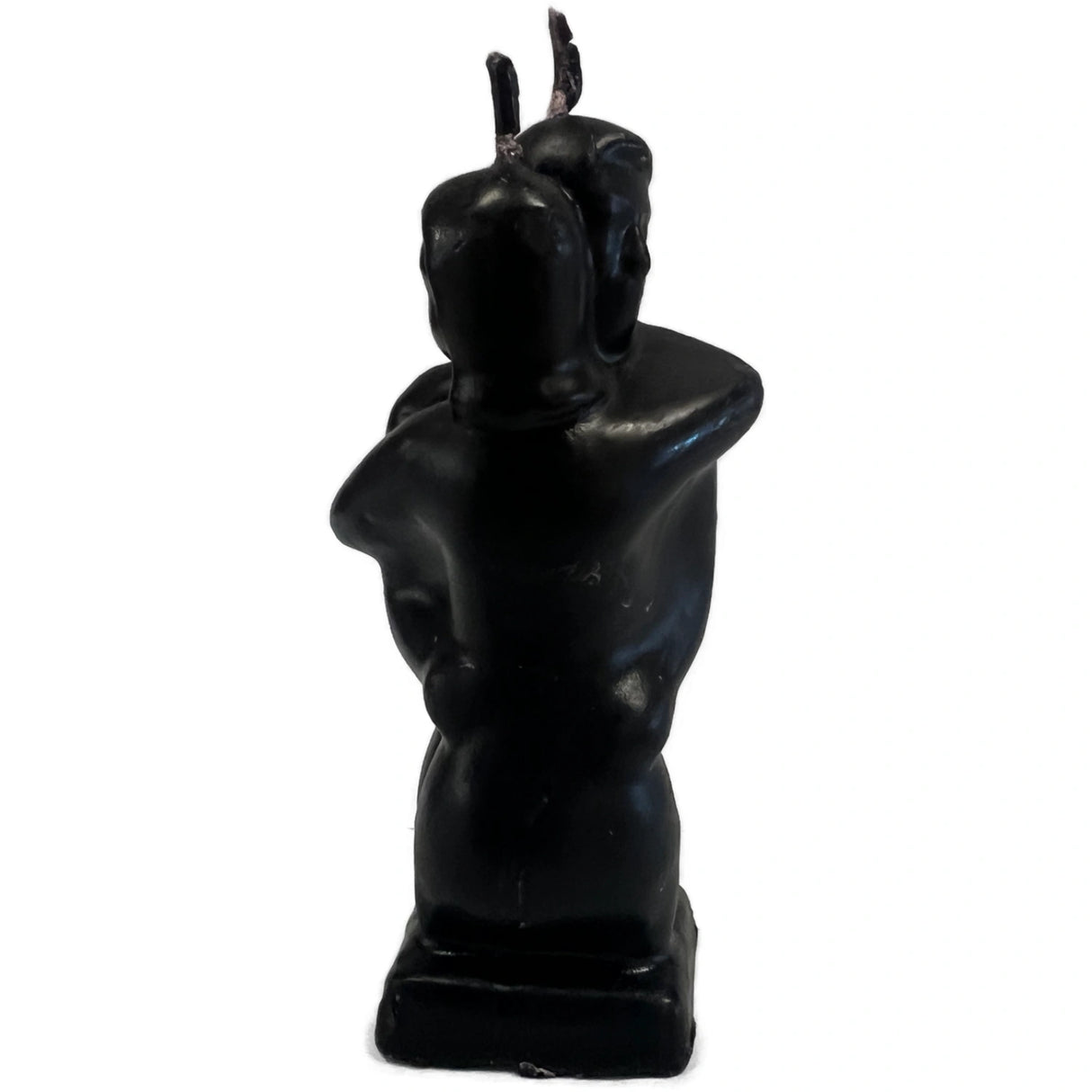 Embracing Figure Black Candle