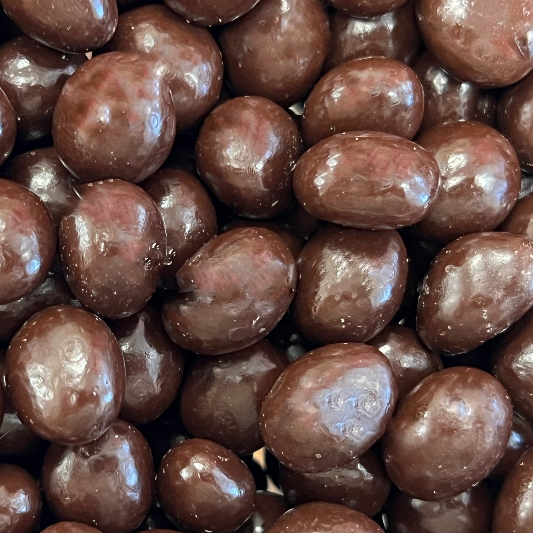 Dark round bean shape espresso beans dark chocolate 