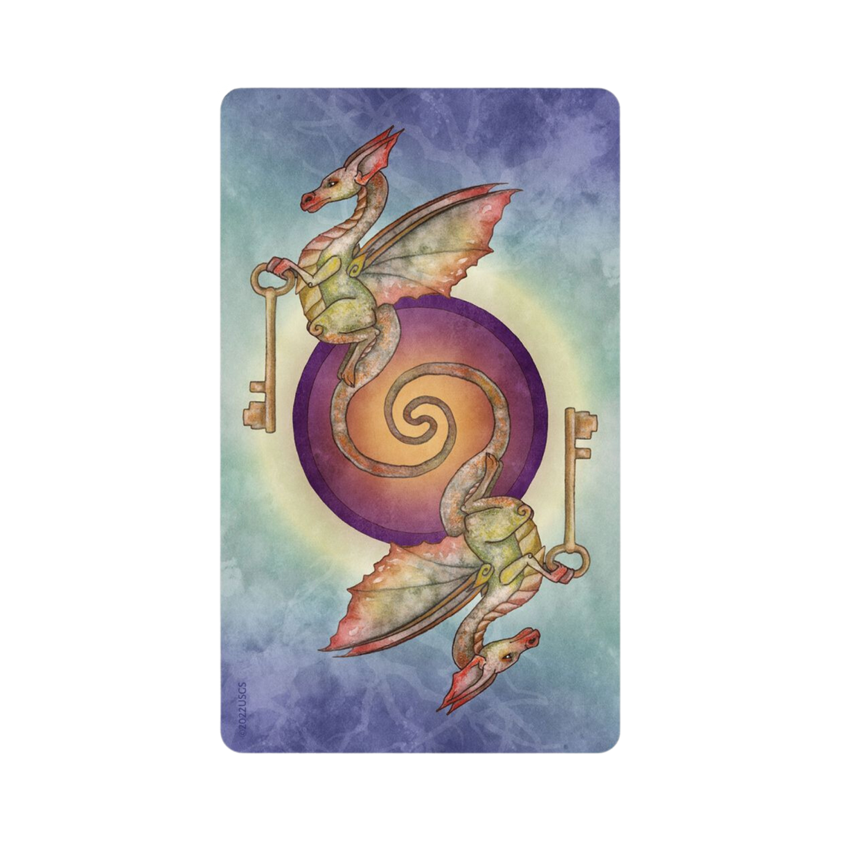 For the Love of Dragons Oracle - For the Love of Dragons Oracle Card Back Graphics