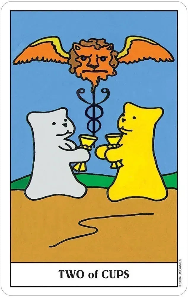 Gummy Bear Tarot - 2 of Cups