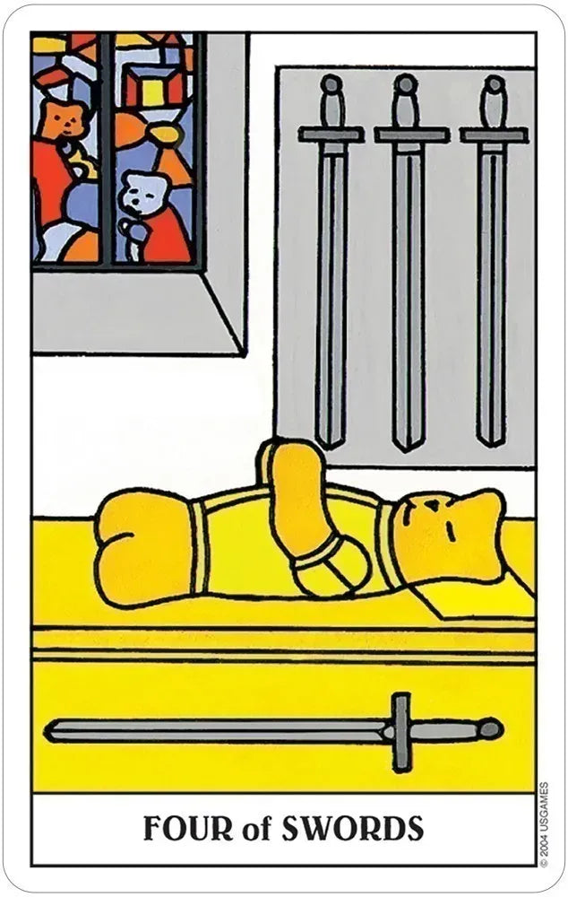 Gummy Bear Tarot - 4 of Swords