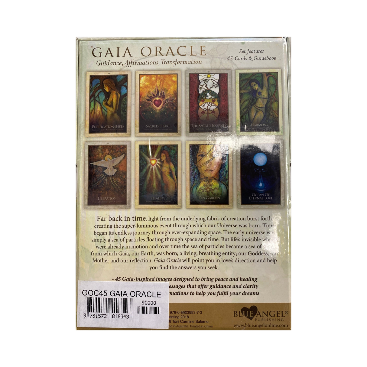 Gaia Oracle Deck - Gaia Oracle Deck back cover