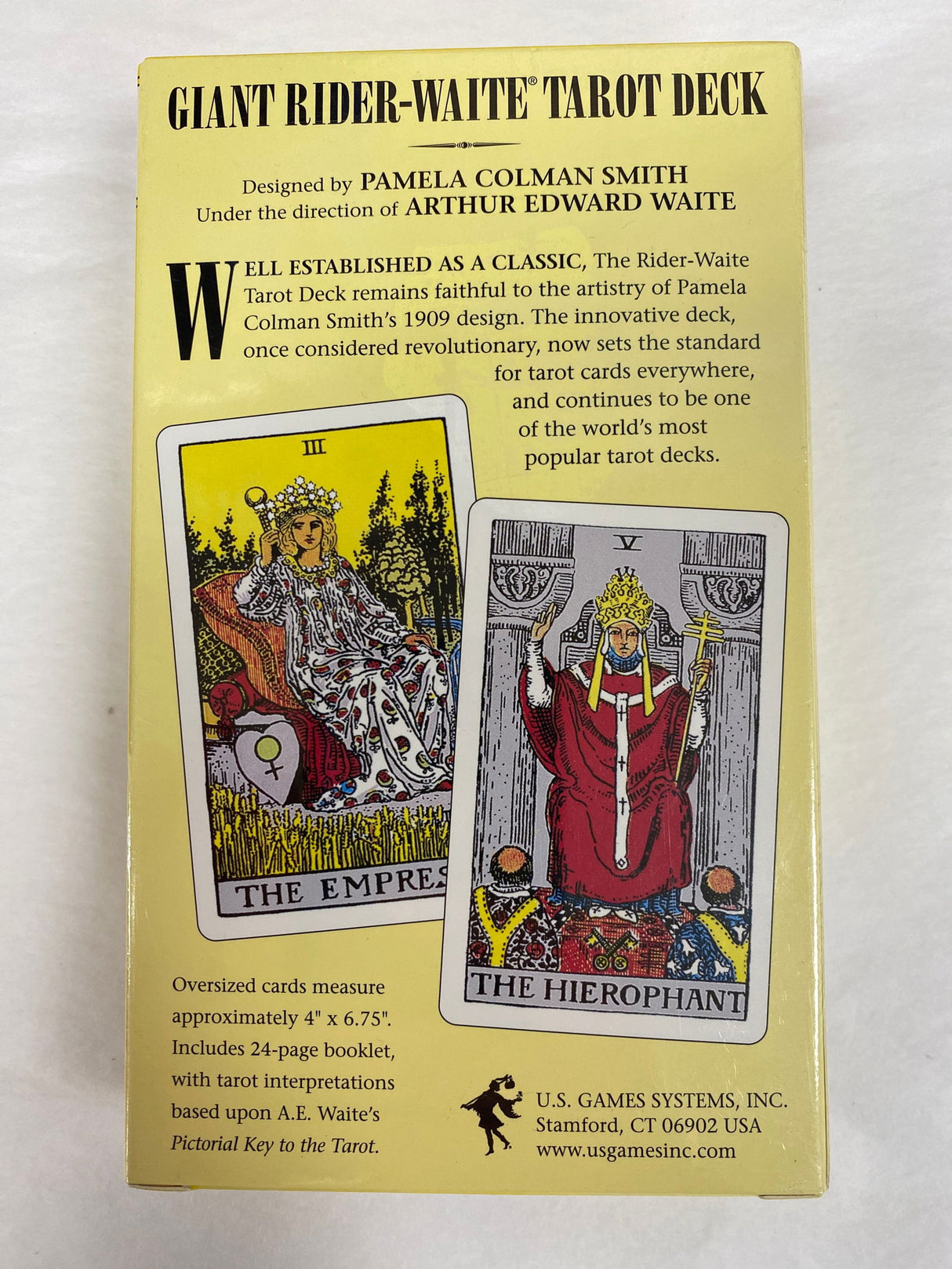 Giant Rider Waite Tarot Deck -