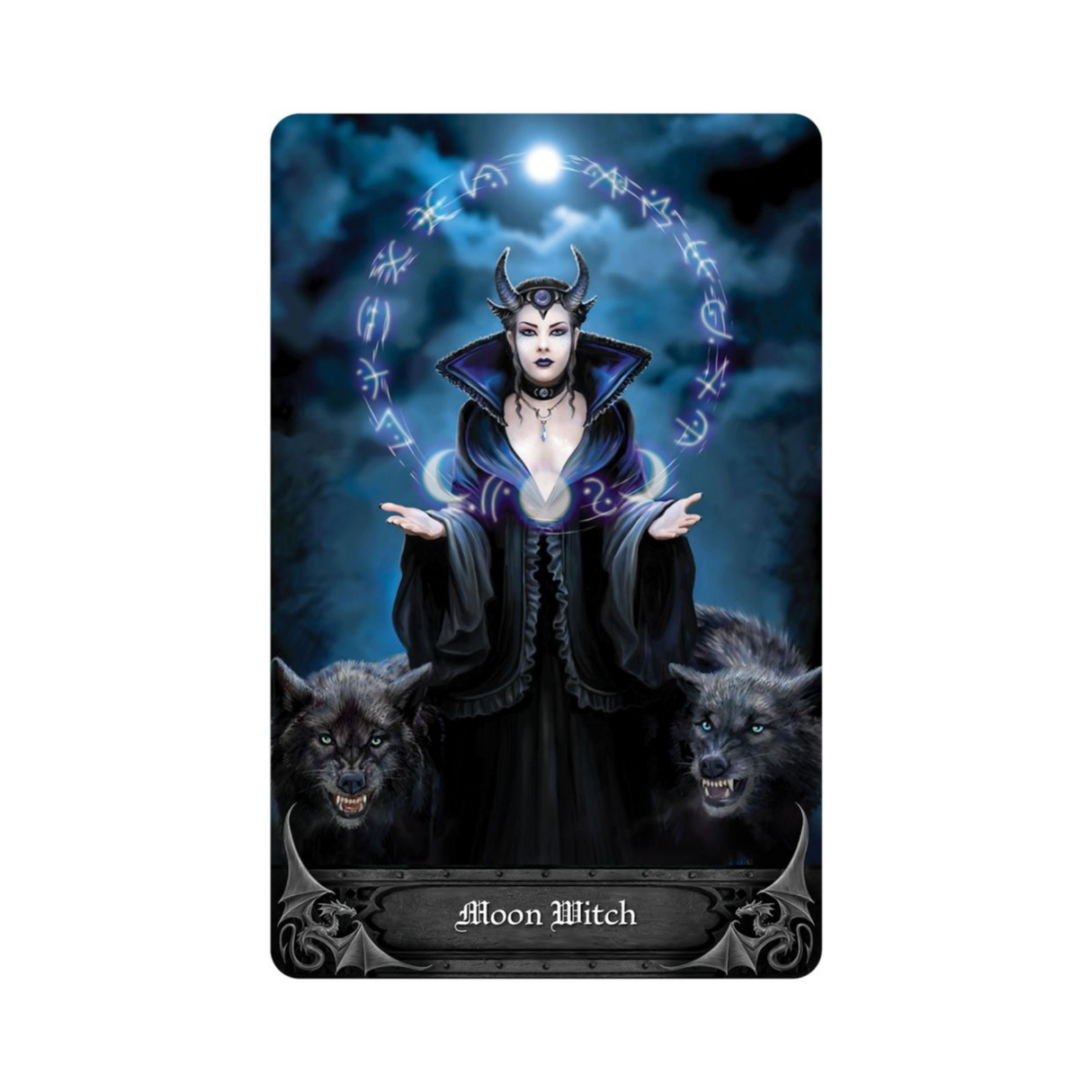 Gothic Oracle Cards - Gothic Oracle Card - Moon Witch