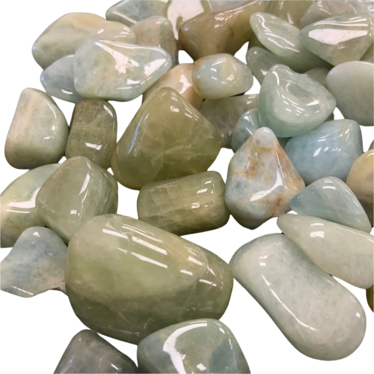Green Beryl Tumbled