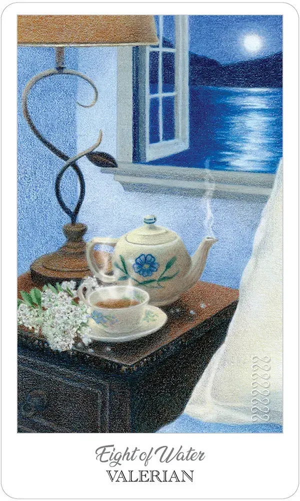 The Herbcrafter's Tarot - 8 of Water