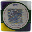 Healing Candle Set with purple, white, green, and yellow candles.