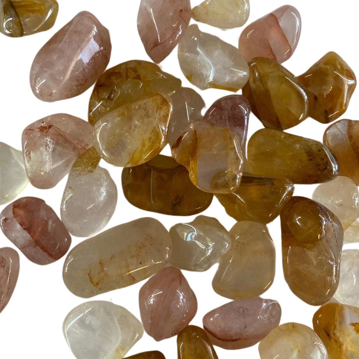 Hematoid Quartz Tumbled