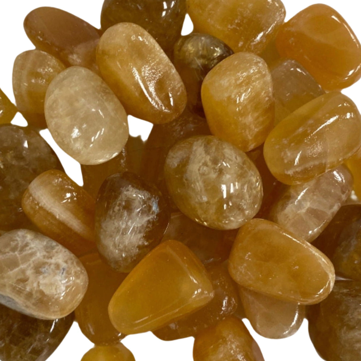 Honey Calcite Tumbled